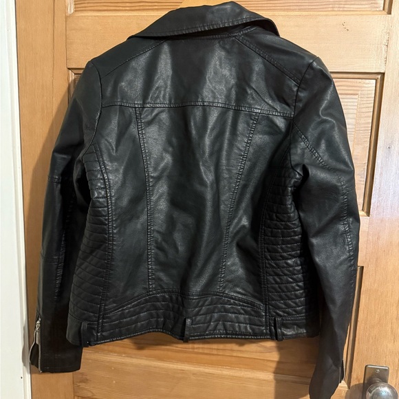 Faux leather biker jacket - Picture 6 of 6